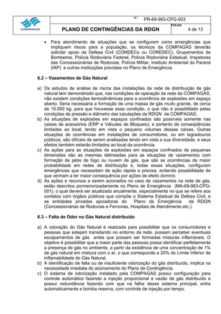 Plano de contingências | PDF