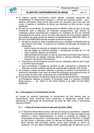 Plano de contingências | PDF