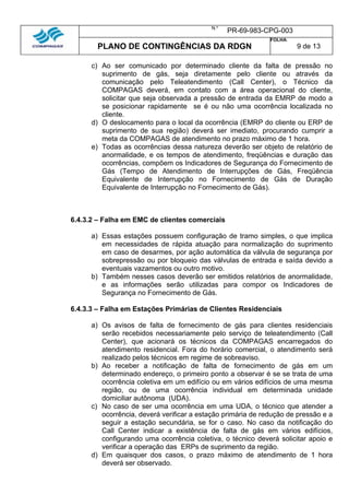 Plano de contingências | PDF