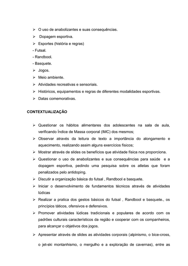 Plano+de+estudos+2011(1) | PDF