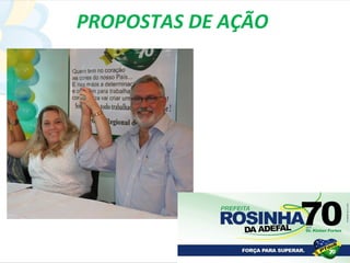 PROPOSTAS DE AÇÃO
 