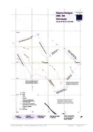 Plano de Manejo – Reserva Biológica de Una – BA   Encarte 1 - página 16
 