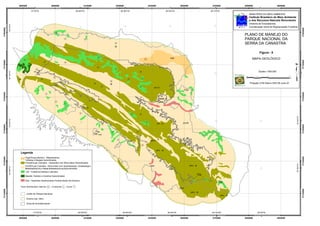 PVSHHH                                  QHHHHH                            QISHHH                              QQHHHH                                        QRSHHH                          QTHHHH                      QUSHHH              QWHHHH                             RHSHHH



                                       47°0'0"W                                         46°48'0"W                                            46°36'0"W                                              46°24'0"W                                46°12'0"W                       46°0'0"W
                                                                                                                                                                                                                                                                       MINISTÉRIO DO MEIO AMBIENTE
                                                                                                                                                                                                                                                                       Instituto Brasileiro do Meio Ambiente
                                                                                                                                                                                                                                                                       e dos Recursos Naturais Renováveis




                                                                                                                                                                                                                                                                                                                     20°0'0"S
                                                                                                                                                                                                                                                                       Diretoria de Ecossistemas
          20°0'0"S




                                                                                                                                                                                                                                                                       Coordenação Geral de Regularização Fundiária
UUVSHHH




                                                                                                                                                                                                                                                                                                                                 UUVSHHH
                                                                    f
                                                                                                                                                                                                                                                                  PLANO DE MANEJO DO
                                                                         C                          C                                                                                                                                                             PARQUE NACIONAL DA
                                                                                                                                    m                                                                                                                             SERRA DA CANASTRA
                                                                                                                                    qt

                                                                                                                                                                                                                                                                                  Figura - 8
                                                                                                                C                                                                                       psgb
                             C
                                                                                                                                                                              m                                                                                          MAPA GEOLÓGICO
UUUHHHH




                                                                                                                                                                                                                                                                                                                                 UUUHHHH
                                                      C                  m

                                                                                                                m                                                                                   m
                      C                     m                                                                                       C




                                                                                                                                                                                                                                                                                                                     20°12'0"S
                                          gn mb                                                                                                                      m                                                                                                            Escala 1:500.000
          20°12'0"S




                                             qt
                                            mub
                                                                                                                                                                                                                                                                  10          5           0                   10
                                                                C                                                                                                                                                                                                                                               Km
                      m                           m                                                                                                 C                     C
                                                                                                                            m
                                                                                                            m               qt                                                                                                                                         Projeção UTM Datum SAD 69 zona 23
                                                                                                                    C                                                C                pmc qt
                                              C                                                                                                                                                                         TQI
UUSSHHH




                                                                                                                                                                                                                                                                                                                                 UUSSHHH
                                                          C
                                                                                                                                                                     m
                                                                                                                                                                     qt
                                                                                                                                                                                             pmc fl
                                                                    C
                                                                         C
                                                                                                                                                                                            Qha

                                                                                                        m


                                                                                            C                                                            C           m




                                                                                                                                                                                                                                                                                                                     20°24'0"S
          20°24'0"S




                                                                                                                                                                              C                                     pmc fl
                                                                                                                        C                                                                  pmc qt
UURHHHH




                                                                                                                                                                                                                                                                                                                                 UURHHHH
                                                                                                               m mb                                              m
                                                                                                                                C
                                                                                                            qt gn
                                                                                                                  mub

                                                                                                                                         C                                          pmc     fl
                                                                                                                                                             m
                                                                                                                                                                          m

                                                                                                                                                                                           pmc qt
                          Legenda
UUPSHHH




                                                                                                                                                                                                                                                                                                                                 UUPSHHH
                              Psgb/Grupo Bambuí - Metacalcários,
                              Folhetos e Margas Subordinados
                              Pcmqt/Grupo Canastra - Quartizitos com Mica-xistos Subordinados




                                                                                                                                                                                                                                                                                                                     20°36'0"S
                              Pcmfl/Grupo Canastra - Mica-xistos com Quartizitos(qt), Gnaisses(gn),                                                                                pma                                        pmc qt
          20°36'0"S




                              Metabasitos(mb) e Meatultrabasitos(mub)Subordinados
                                 TQi - Cobertura Detrítico Laterítica

                                 Basalto Toleítico e Arenitos Subordinados
                                                                                                                                                                                                                                       TQi

                              Qha - Depósitos Sedimentares Predominante Aluvionares
                                                                                                                                                                                                                                                    TQi
                          Faces Sedimentares: Marinha m , Continental c , Fluvial   f
                                                                                                                                                                                                                  Qha
UUIHHHH




                                                                                                                                                                                                                                                                                                                                 UUIHHHH
                                                                                                                                                                                                                               pmc qt
                                 Limite do Parque Nacional
                                                                                                                                                                                                                                                         pmc qt
                                 Entorno dos 10Km

                                 Zona de Amortecimento



                                          47°0'0"W                                        46°48'0"W                                            46°36'0"W                                              46°24'0"W                               46°12'0"W                       46°0'0"W

                      PVSHHH                                  QHHHHH                            QISHHH                              QQHHHH                                        QRSHHH                          QTHHHH                      QUSHHH              QWHHHH                             RHSHHH
 