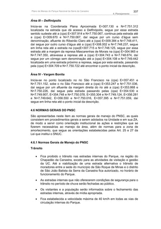 Plano de manejo completo