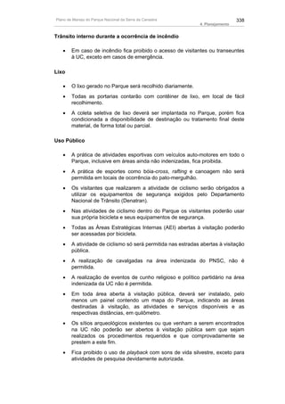 Plano de manejo completo