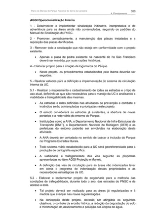 Plano de manejo completo