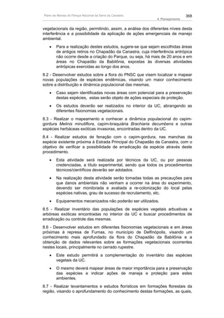 Plano de manejo completo