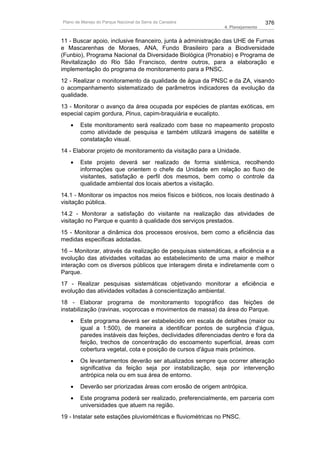 Plano de manejo completo