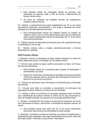 Plano de manejo completo