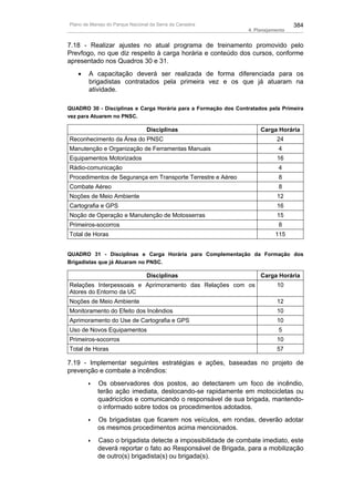 Plano de manejo completo