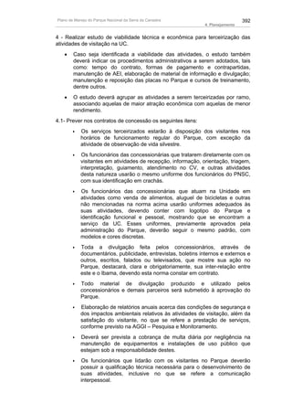 Plano de manejo completo