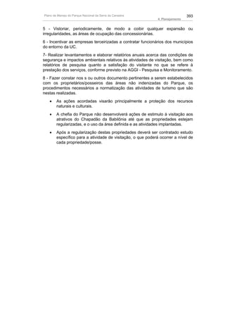 Plano de manejo completo