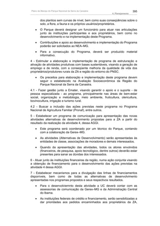 Plano de manejo completo