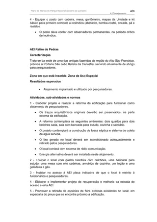 Plano de manejo completo