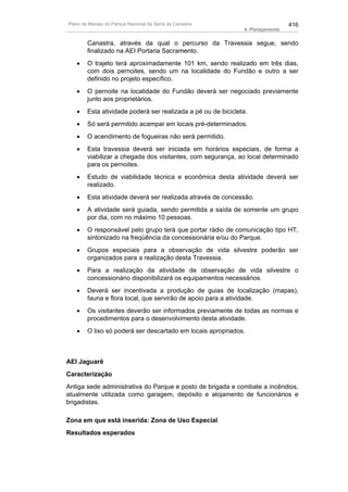 Plano de manejo completo