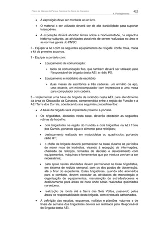 Plano de manejo completo