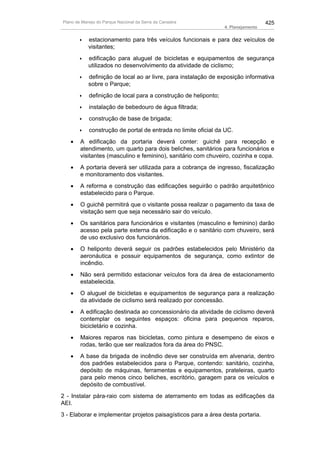 Plano de manejo completo