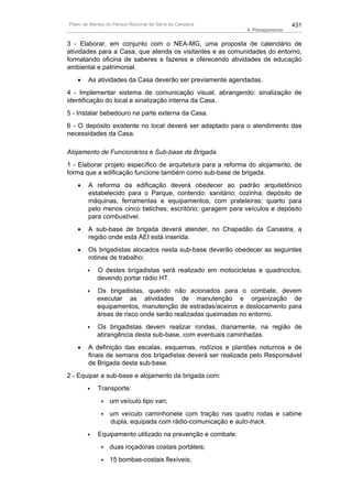 Plano de manejo completo