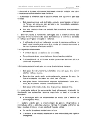 Plano de manejo completo