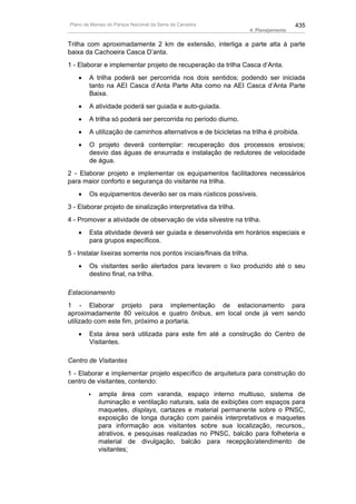 Plano de manejo completo