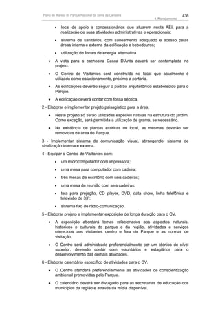 Plano de manejo completo