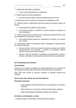 Plano de manejo completo