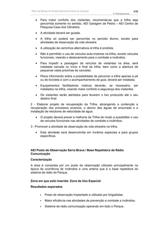 Plano de manejo completo