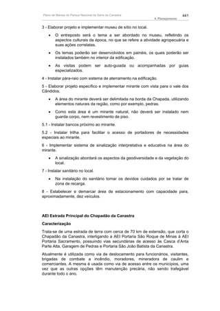 Plano de manejo completo