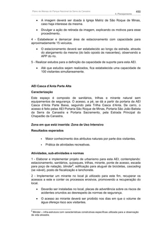 Plano de manejo completo