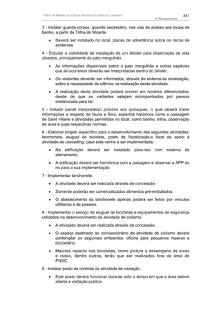 Plano de manejo completo