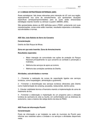 Plano de manejo completo