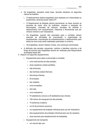 Plano de manejo completo