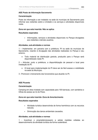 Plano de manejo completo