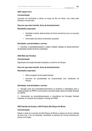 Plano de manejo completo