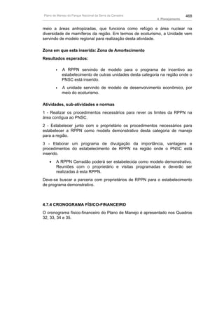 Plano de manejo completo