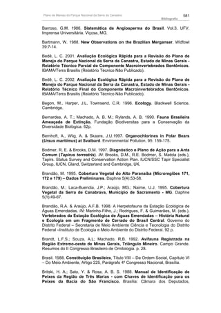 Plano de manejo completo