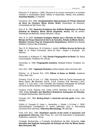 Plano de manejo completo