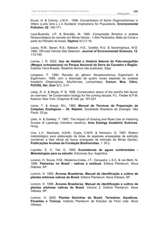 Plano de manejo completo