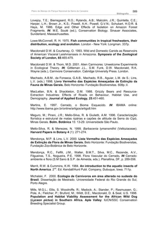 Plano de manejo completo