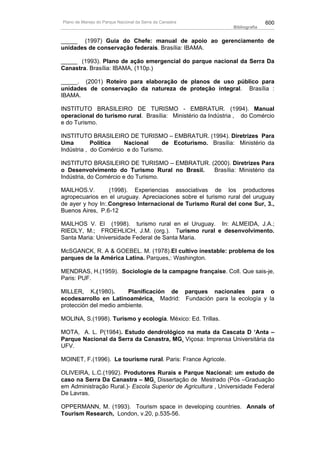 Plano de manejo completo