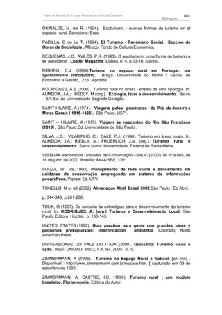 Plano de manejo completo