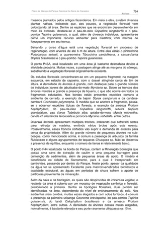 Plano de manejo completo