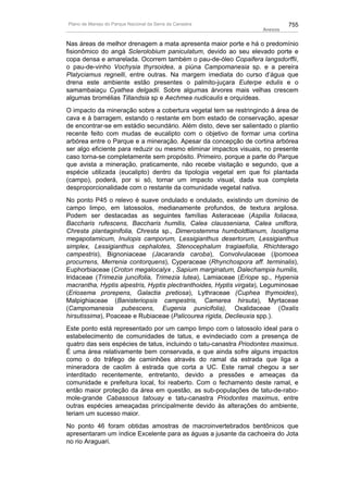 Plano de manejo completo