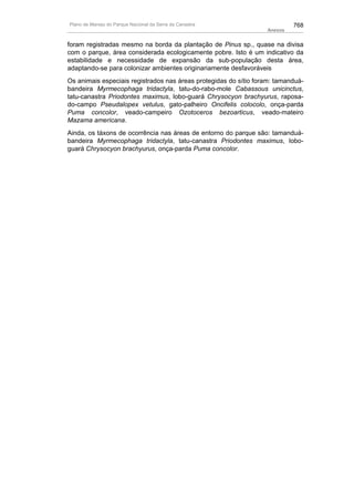 Plano de manejo completo