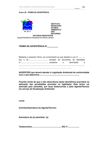 Plano de manejo completo