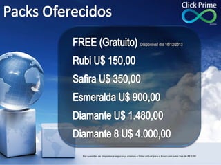 Por questões de Impostos e segurança criamos o Dólar virtual para o Brasil com valor fixo de R$ 2,00
 