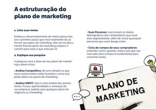 Plano de Marketing passo a passo para montagem do plano | PDF