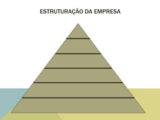 ESTRUTURAÇÃO DA EMPRESA
 