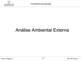Análise Ambiental Externa 