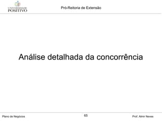 Análise detalhada da concorrência 